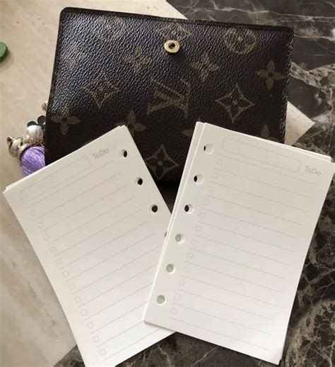 Louis Vuitton refill agenda